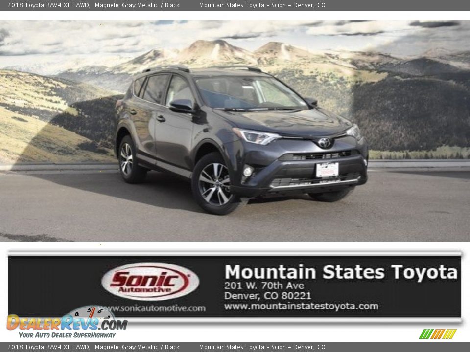 2018 Toyota RAV4 XLE AWD Magnetic Gray Metallic / Black Photo #1