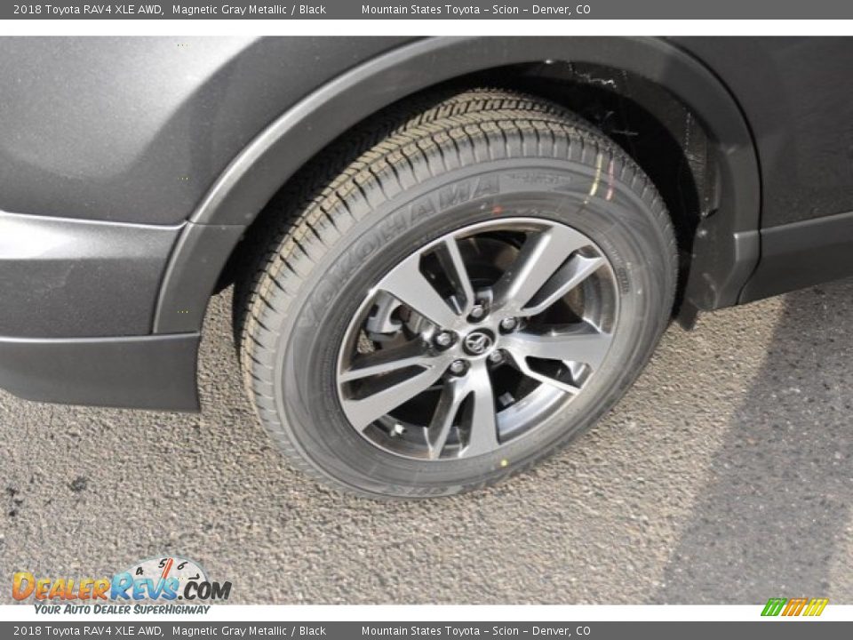 2018 Toyota RAV4 XLE AWD Magnetic Gray Metallic / Black Photo #9