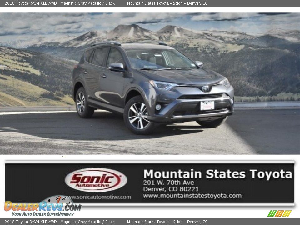 2018 Toyota RAV4 XLE AWD Magnetic Gray Metallic / Black Photo #1