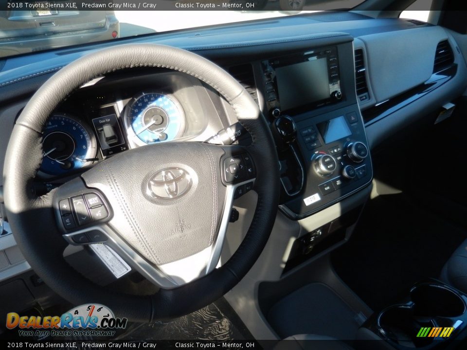 2018 Toyota Sienna XLE Predawn Gray Mica / Gray Photo #4