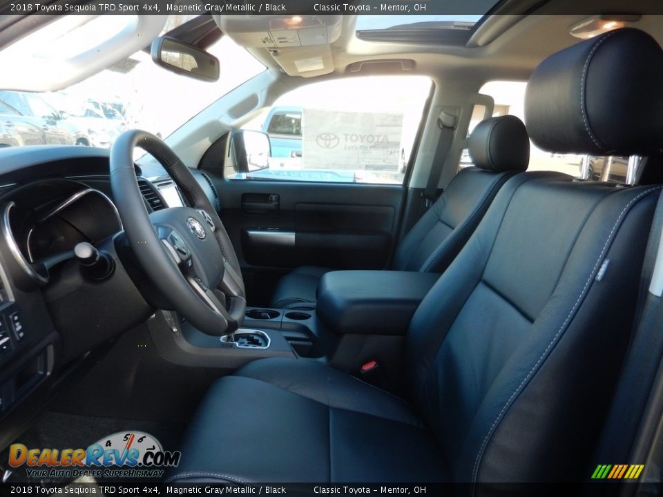 Black Interior - 2018 Toyota Sequoia TRD Sport 4x4 Photo #3