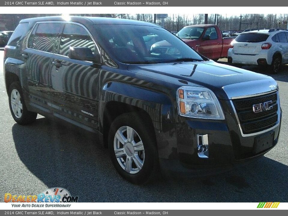 2014 GMC Terrain SLE AWD Iridium Metallic / Jet Black Photo #3