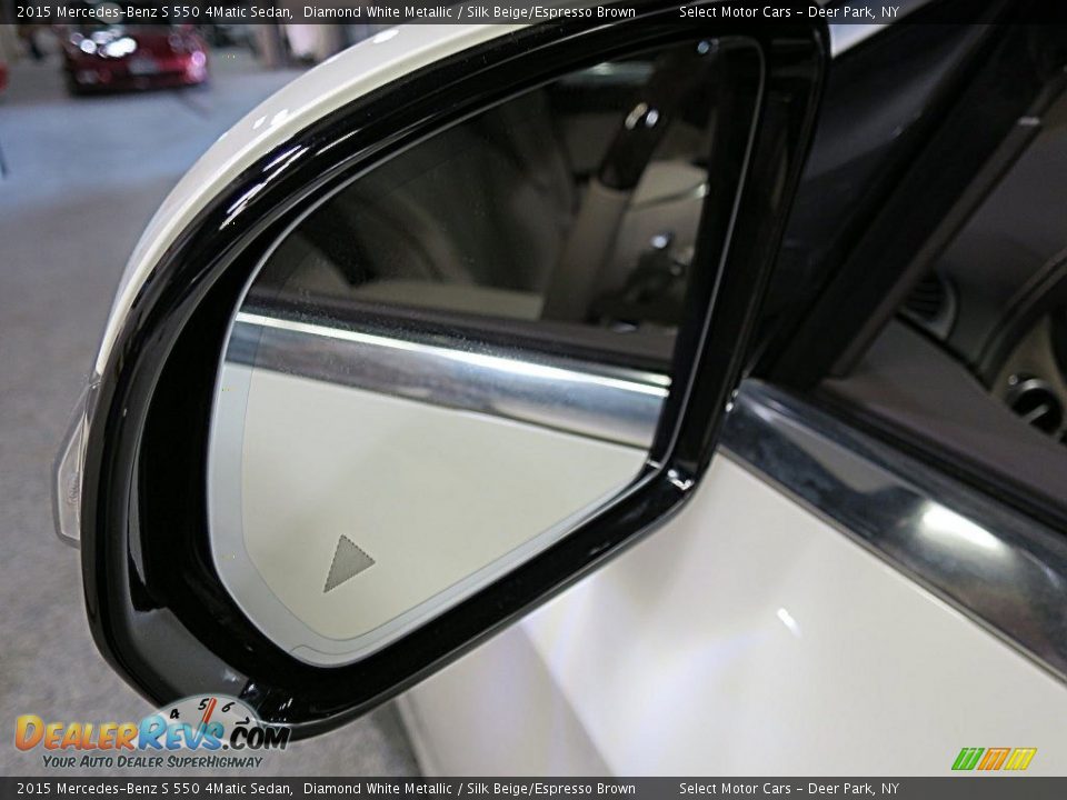 2015 Mercedes-Benz S 550 4Matic Sedan Diamond White Metallic / Silk Beige/Espresso Brown Photo #12
