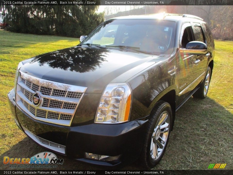 2013 Cadillac Escalade Platinum AWD Black Ice Metallic / Ebony Photo #20