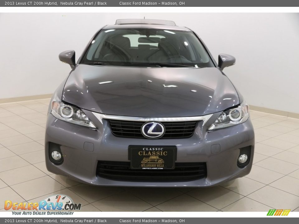 2013 Lexus CT 200h Hybrid Nebula Gray Pearl / Black Photo #2