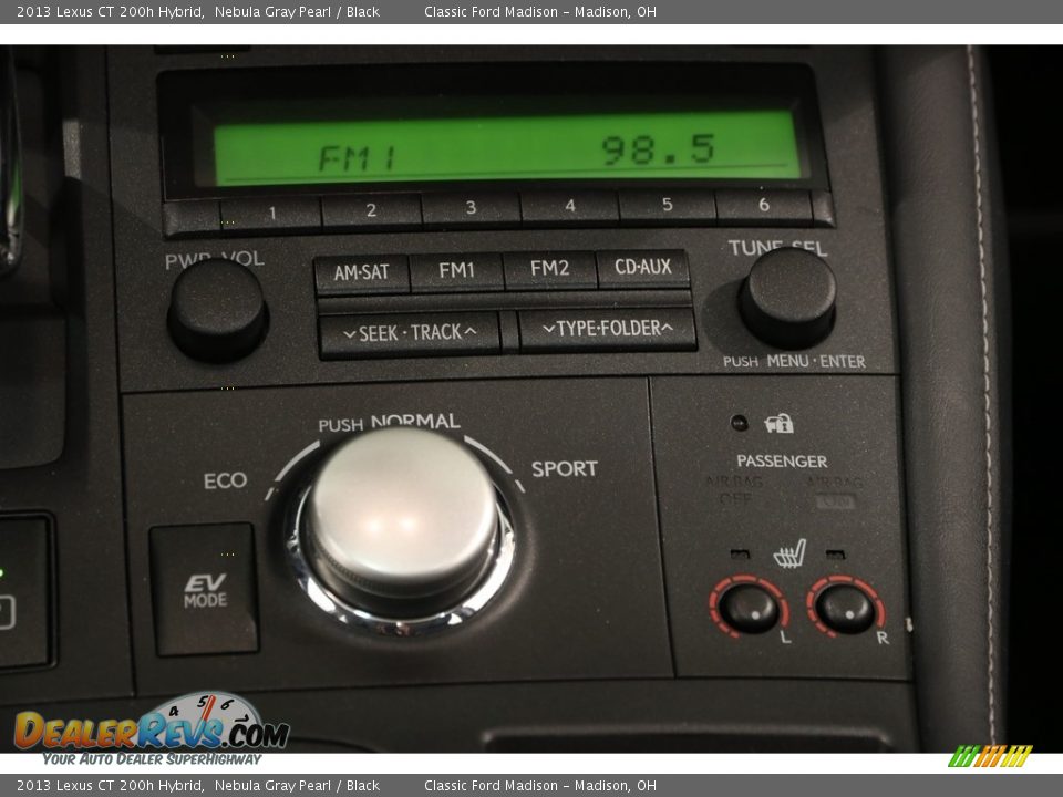 2013 Lexus CT 200h Hybrid Nebula Gray Pearl / Black Photo #9