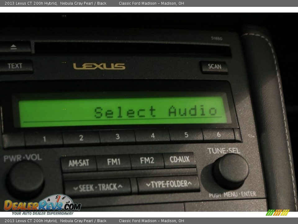 2013 Lexus CT 200h Hybrid Nebula Gray Pearl / Black Photo #10