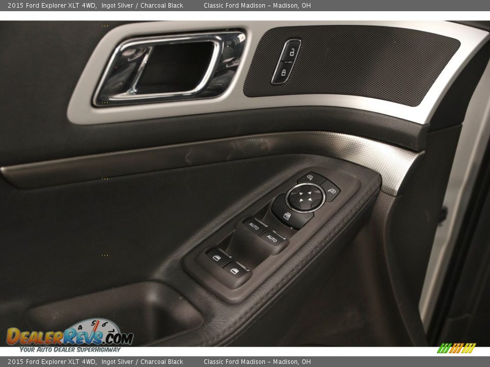 2015 Ford Explorer XLT 4WD Ingot Silver / Charcoal Black Photo #6