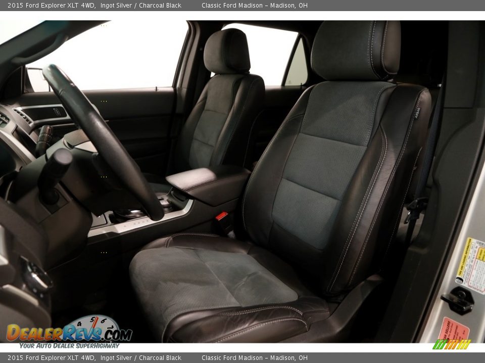 2015 Ford Explorer XLT 4WD Ingot Silver / Charcoal Black Photo #7