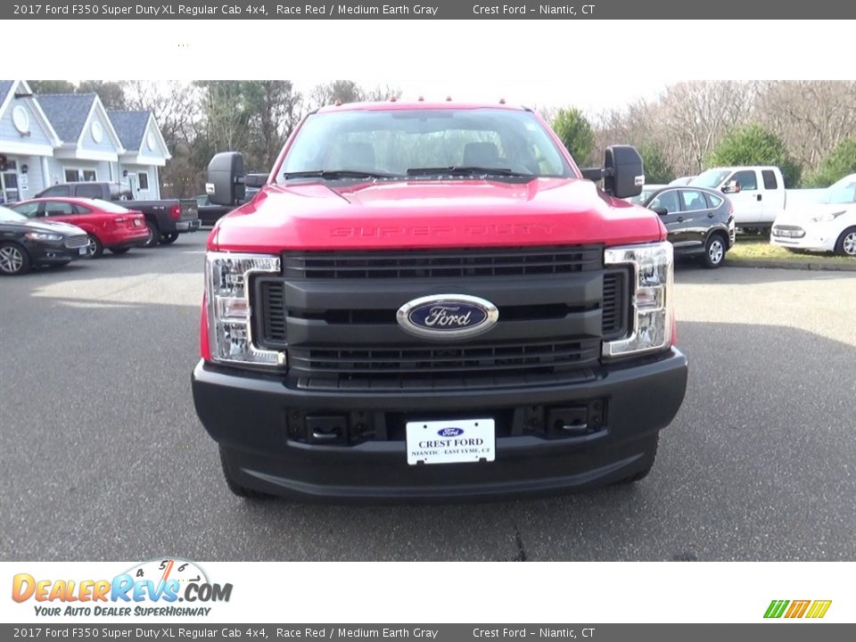 2017 Ford F350 Super Duty XL Regular Cab 4x4 Race Red / Medium Earth Gray Photo #6