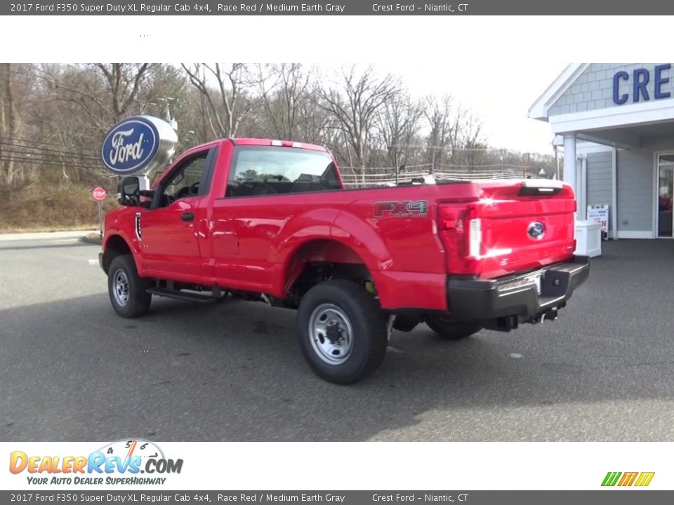 2017 Ford F350 Super Duty XL Regular Cab 4x4 Race Red / Medium Earth Gray Photo #16
