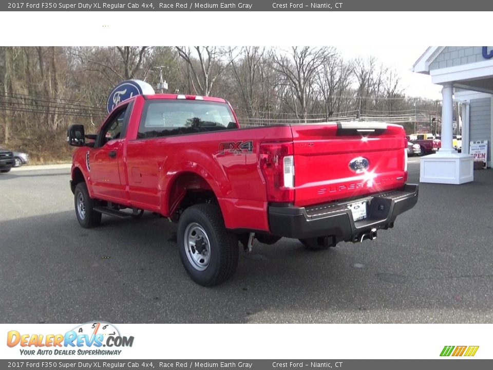2017 Ford F350 Super Duty XL Regular Cab 4x4 Race Red / Medium Earth Gray Photo #17