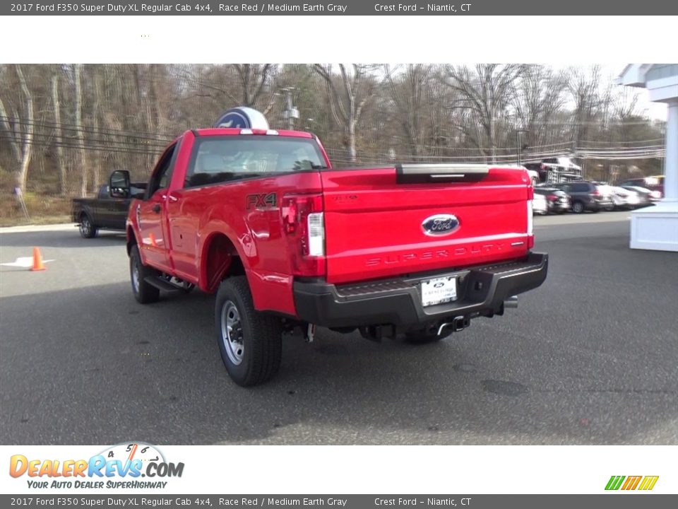 2017 Ford F350 Super Duty XL Regular Cab 4x4 Race Red / Medium Earth Gray Photo #18