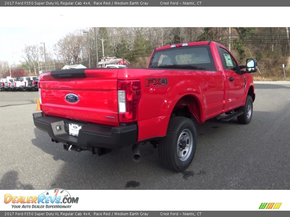 2017 Ford F350 Super Duty XL Regular Cab 4x4 Race Red / Medium Earth Gray Photo #22