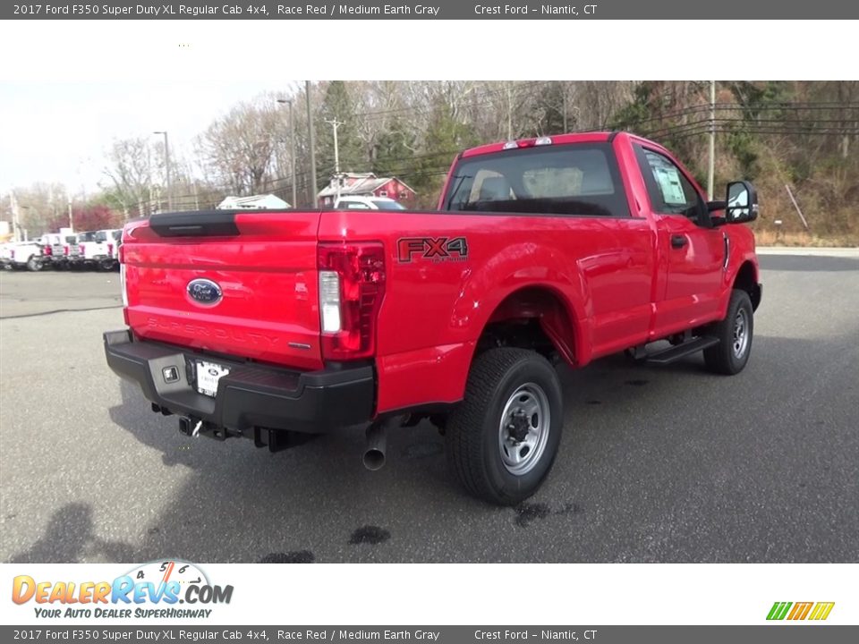 2017 Ford F350 Super Duty XL Regular Cab 4x4 Race Red / Medium Earth Gray Photo #23
