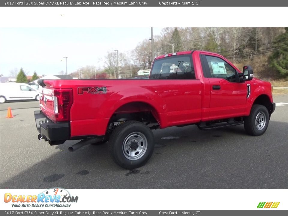 2017 Ford F350 Super Duty XL Regular Cab 4x4 Race Red / Medium Earth Gray Photo #24