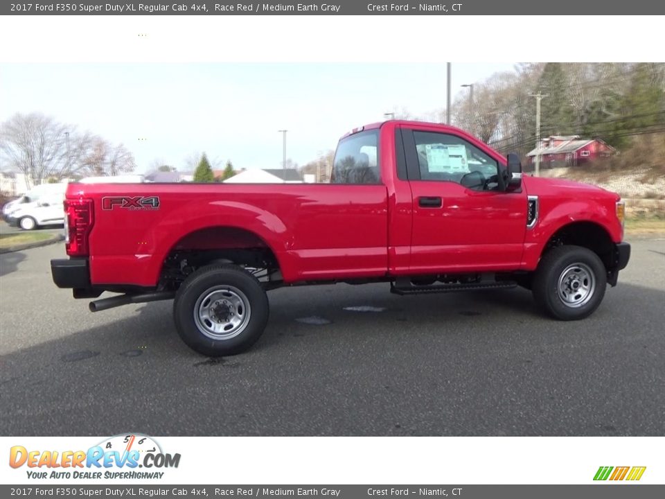 2017 Ford F350 Super Duty XL Regular Cab 4x4 Race Red / Medium Earth Gray Photo #25