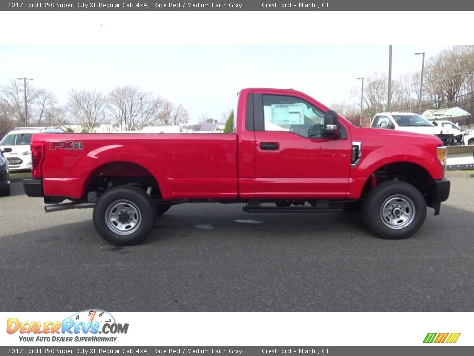 2017 Ford F350 Super Duty XL Regular Cab 4x4 Race Red / Medium Earth Gray Photo #26