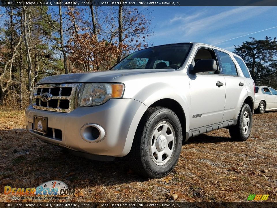 2008 Ford Escape XLS 4WD Silver Metallic / Stone Photo #1