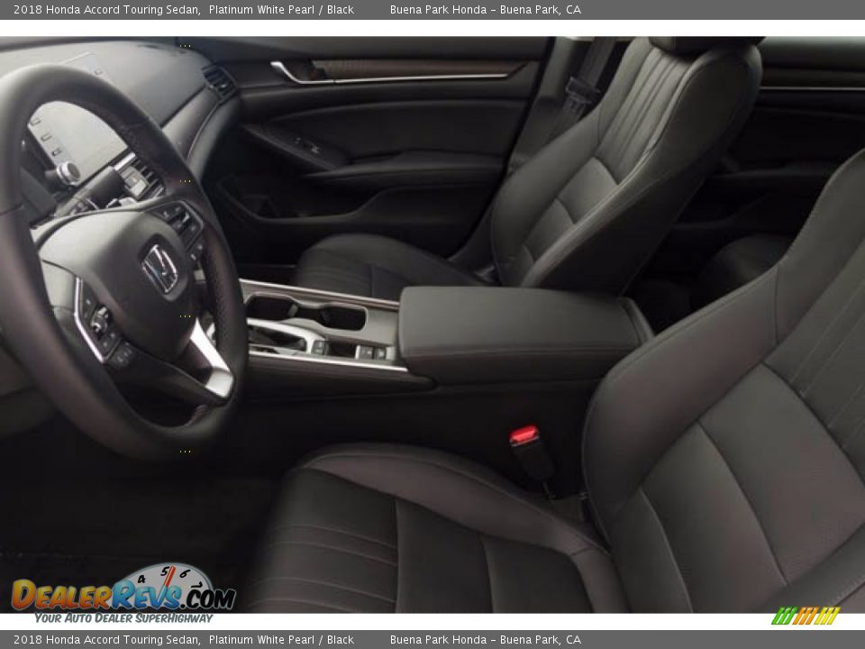 2018 Honda Accord Touring Sedan Platinum White Pearl / Black Photo #8