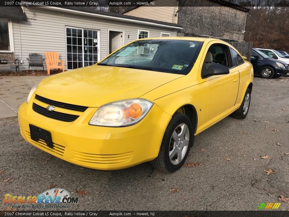 2007 Chevrolet Cobalt LS Coupe Rally Yellow / Gray Photo #1
