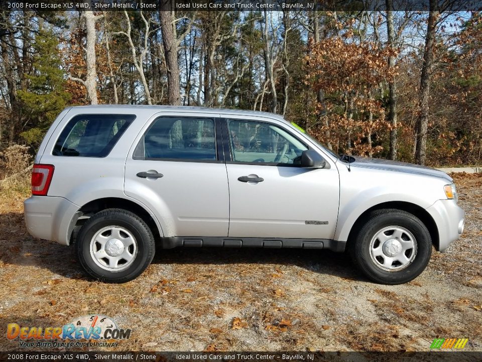 2008 Ford Escape XLS 4WD Silver Metallic / Stone Photo #6