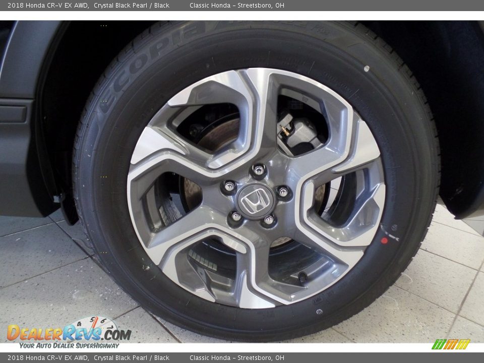 2018 Honda CR-V EX AWD Crystal Black Pearl / Black Photo #16