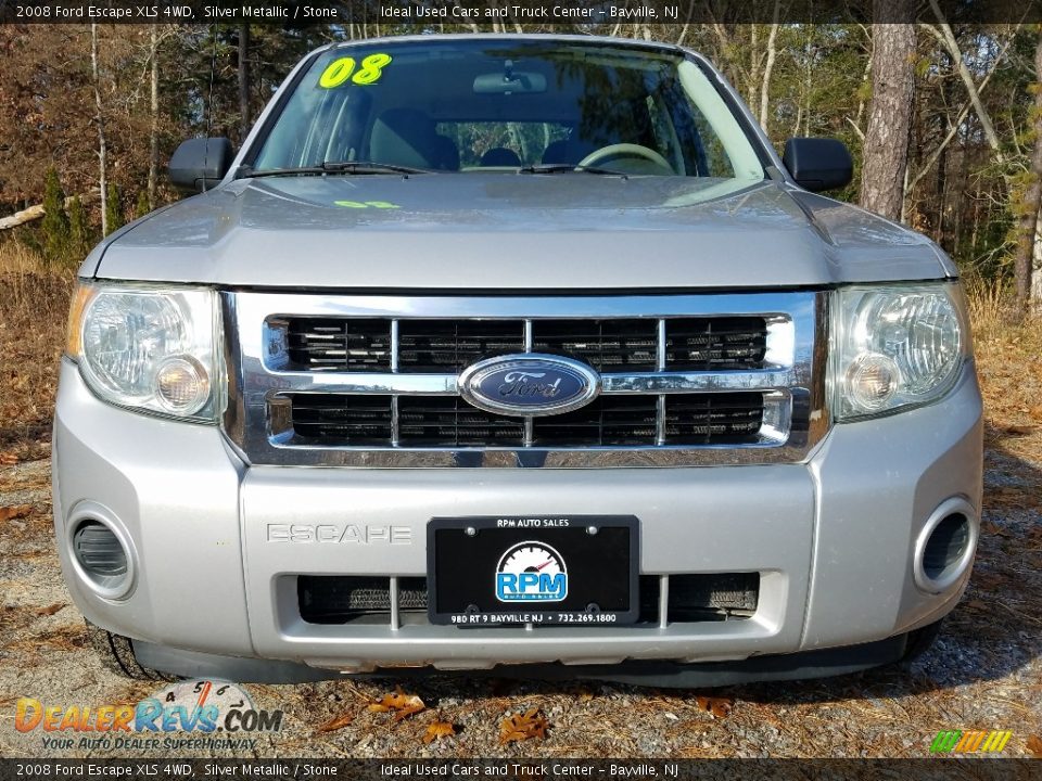 2008 Ford Escape XLS 4WD Silver Metallic / Stone Photo #8