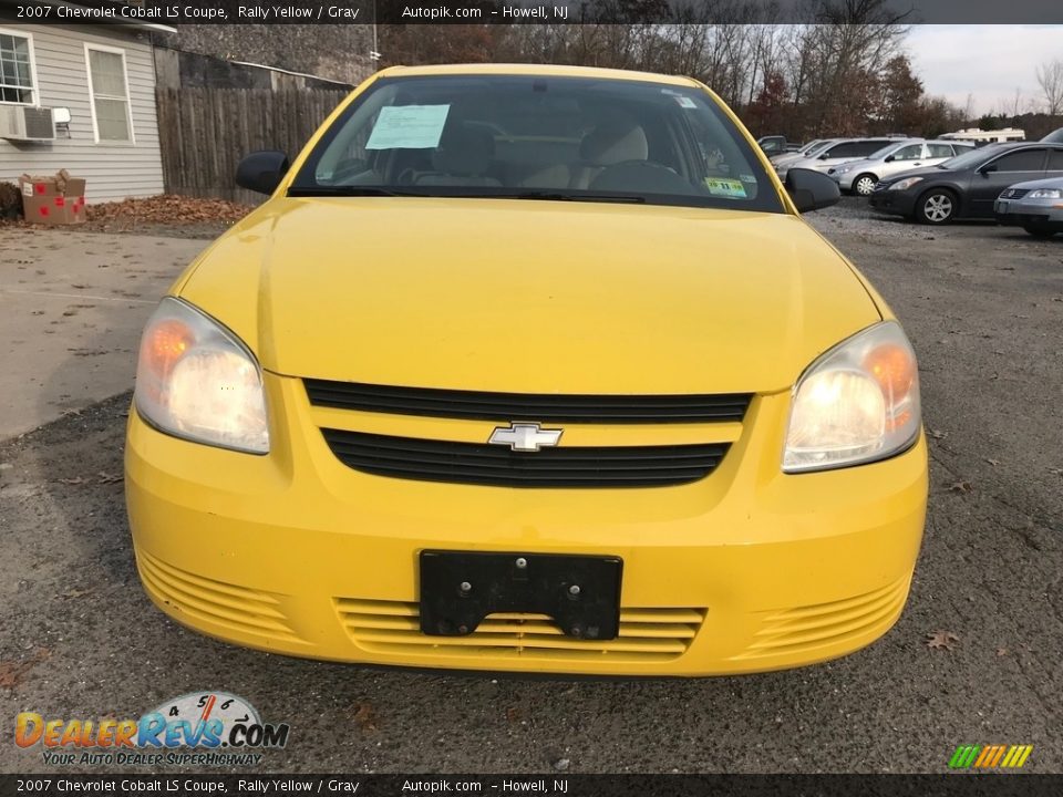 2007 Chevrolet Cobalt LS Coupe Rally Yellow / Gray Photo #8