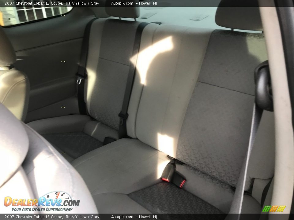 2007 Chevrolet Cobalt LS Coupe Rally Yellow / Gray Photo #12