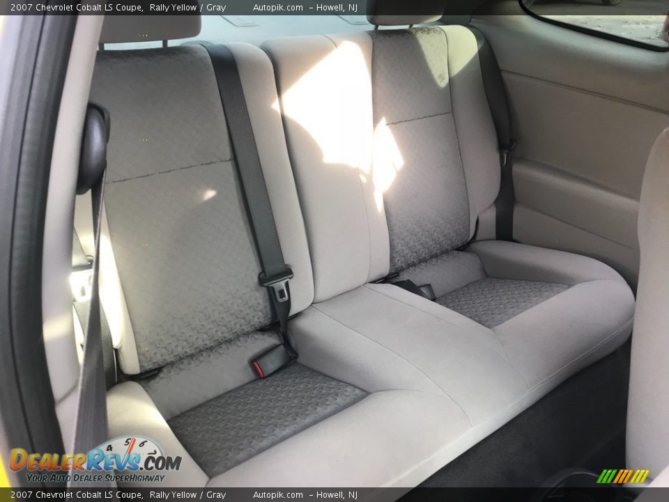 2007 Chevrolet Cobalt LS Coupe Rally Yellow / Gray Photo #14