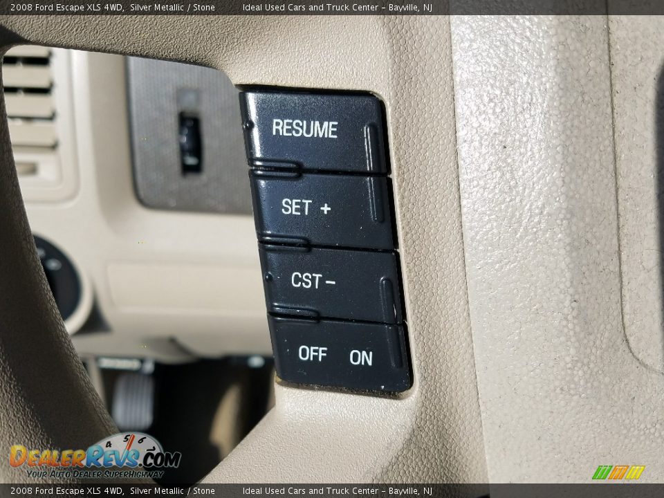 2008 Ford Escape XLS 4WD Silver Metallic / Stone Photo #19