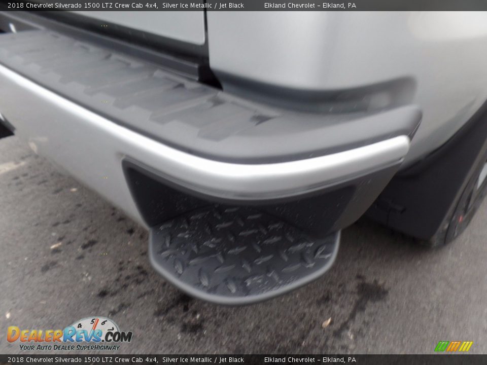 2018 Chevrolet Silverado 1500 LTZ Crew Cab 4x4 Silver Ice Metallic / Jet Black Photo #11