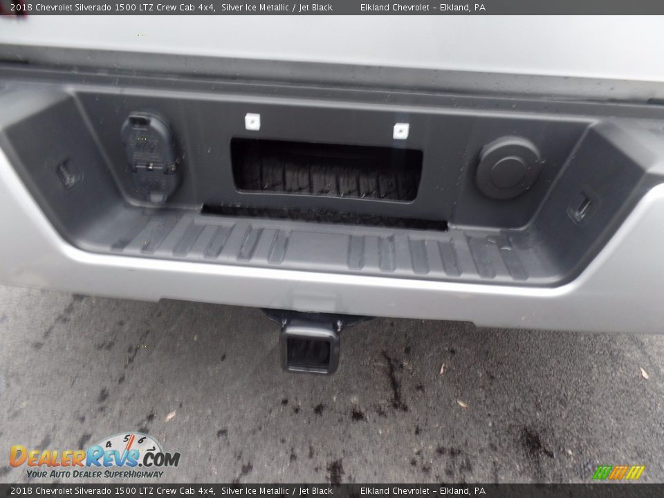 2018 Chevrolet Silverado 1500 LTZ Crew Cab 4x4 Silver Ice Metallic / Jet Black Photo #12