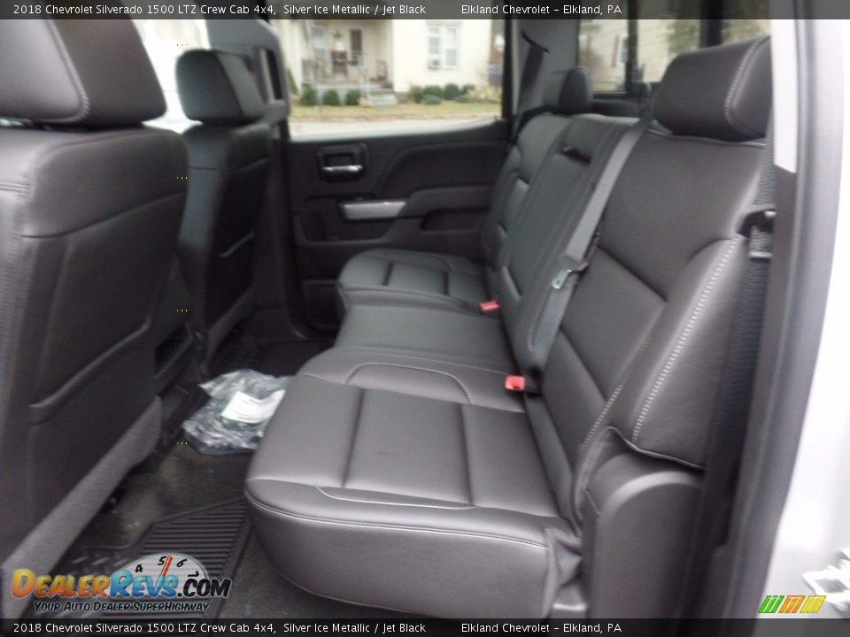 2018 Chevrolet Silverado 1500 LTZ Crew Cab 4x4 Silver Ice Metallic / Jet Black Photo #20