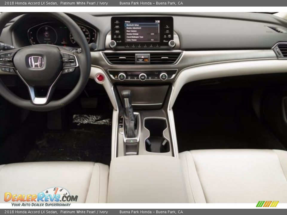 2018 Honda Accord LX Sedan Platinum White Pearl / Ivory Photo #11