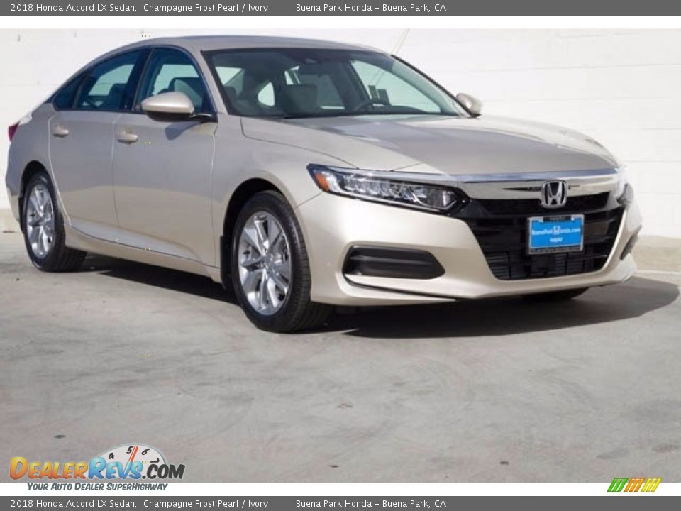 2018 Honda Accord LX Sedan Champagne Frost Pearl / Ivory Photo #1
