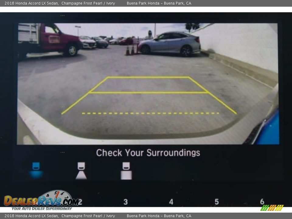 2018 Honda Accord LX Sedan Champagne Frost Pearl / Ivory Photo #5