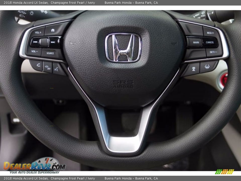 2018 Honda Accord LX Sedan Champagne Frost Pearl / Ivory Photo #8