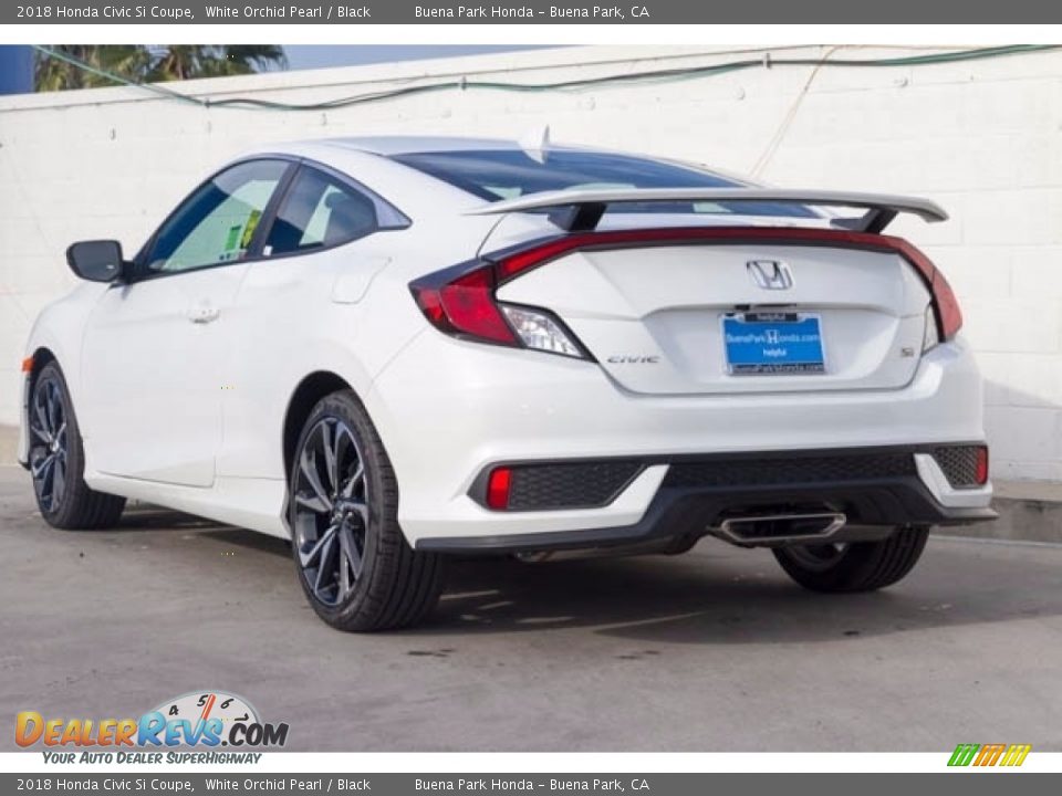 2018 Honda Civic Si Coupe White Orchid Pearl / Black Photo #2