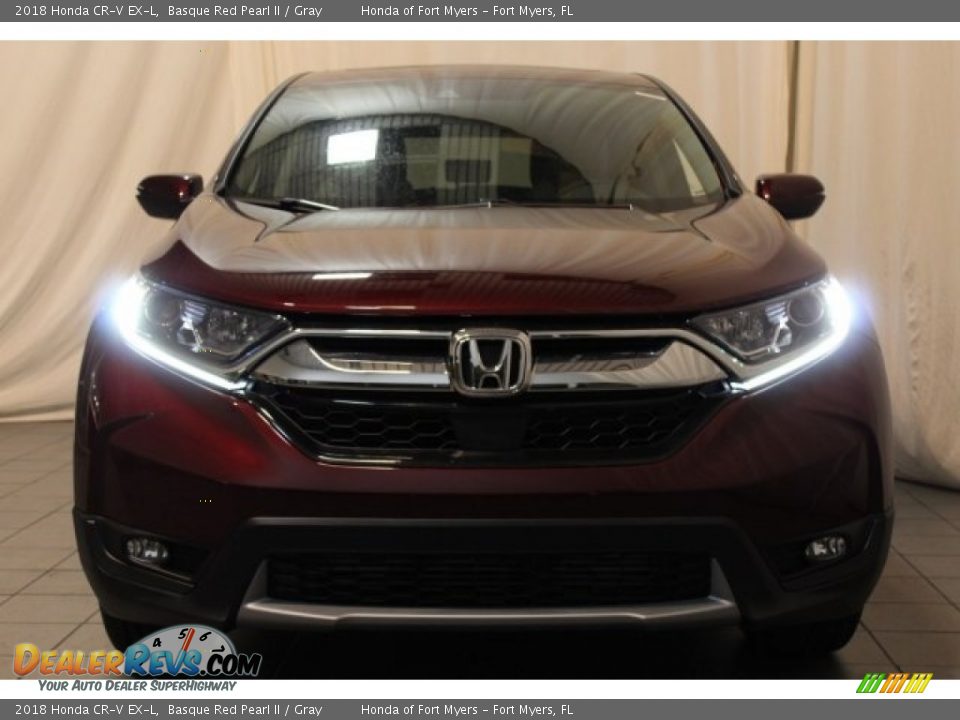 2018 Honda CR-V EX-L Basque Red Pearl II / Gray Photo #3