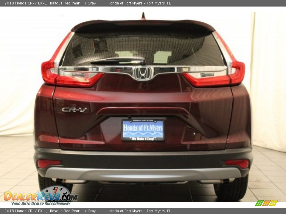 2018 Honda CR-V EX-L Basque Red Pearl II / Gray Photo #5