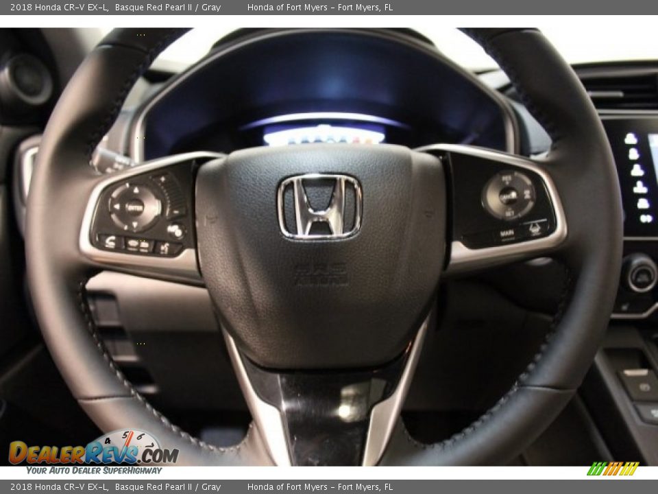 2018 Honda CR-V EX-L Basque Red Pearl II / Gray Photo #14