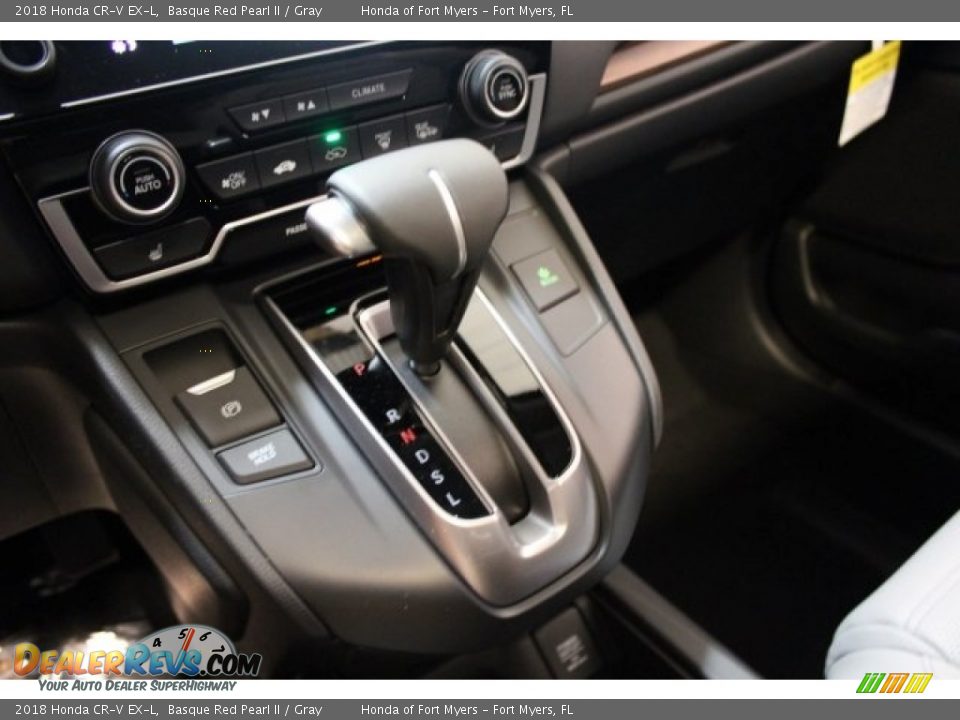 2018 Honda CR-V EX-L Basque Red Pearl II / Gray Photo #22
