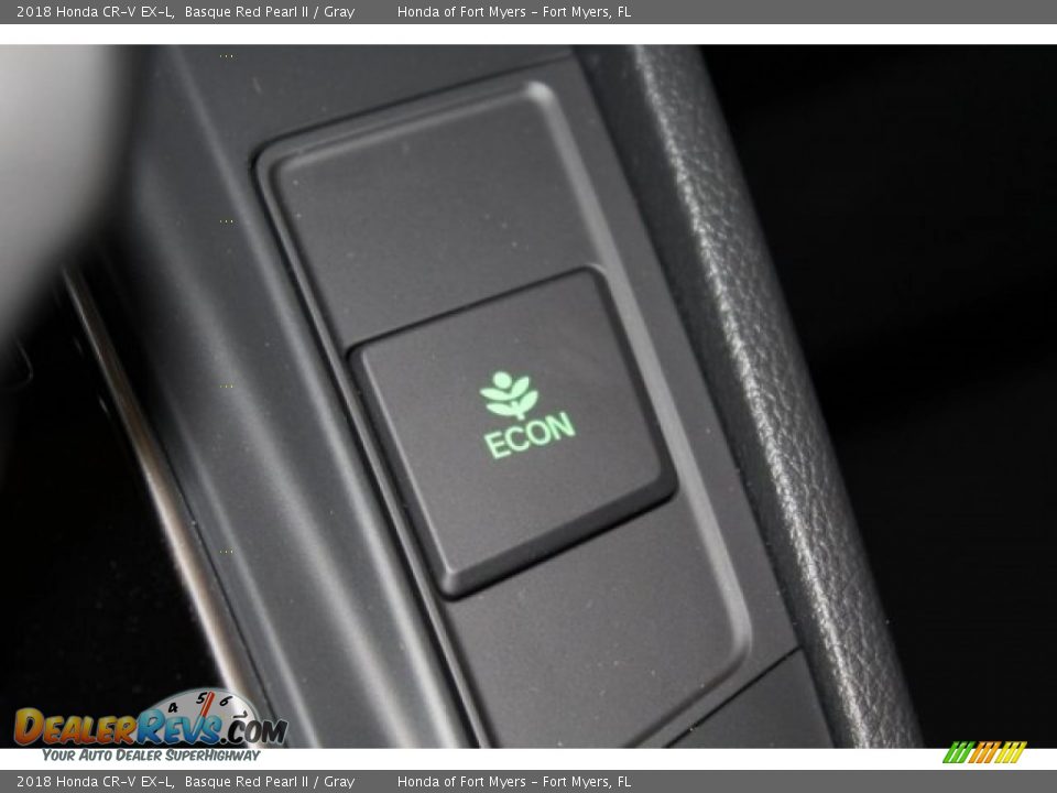 2018 Honda CR-V EX-L Basque Red Pearl II / Gray Photo #23