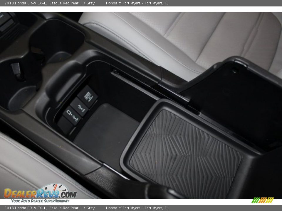 2018 Honda CR-V EX-L Basque Red Pearl II / Gray Photo #24