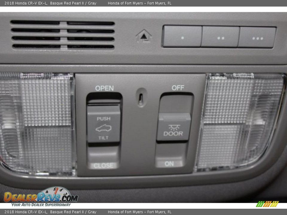 2018 Honda CR-V EX-L Basque Red Pearl II / Gray Photo #25