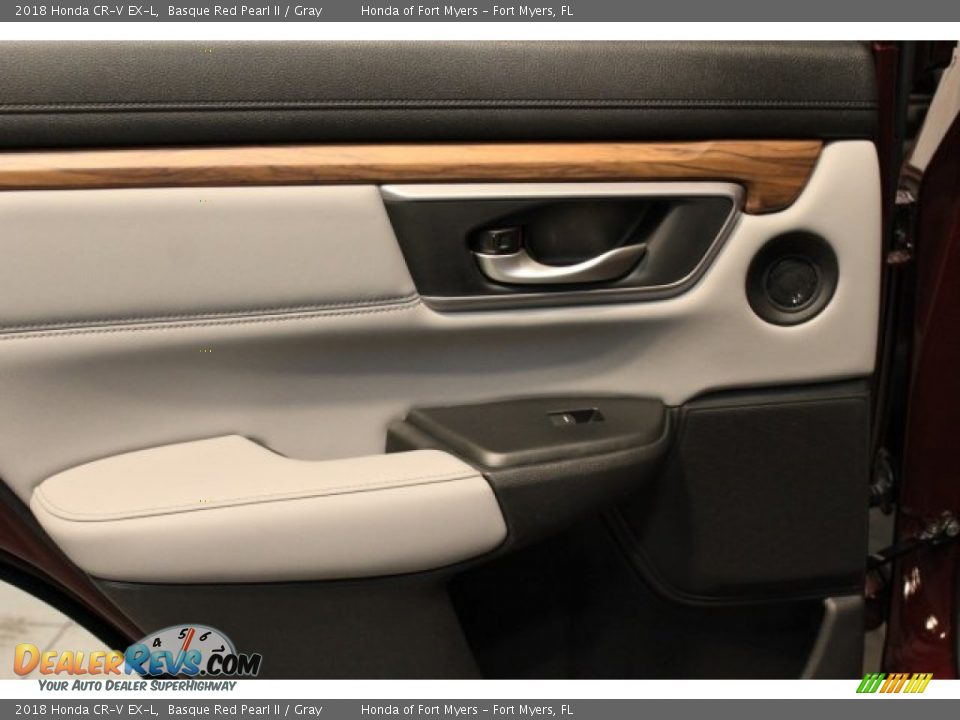 2018 Honda CR-V EX-L Basque Red Pearl II / Gray Photo #27