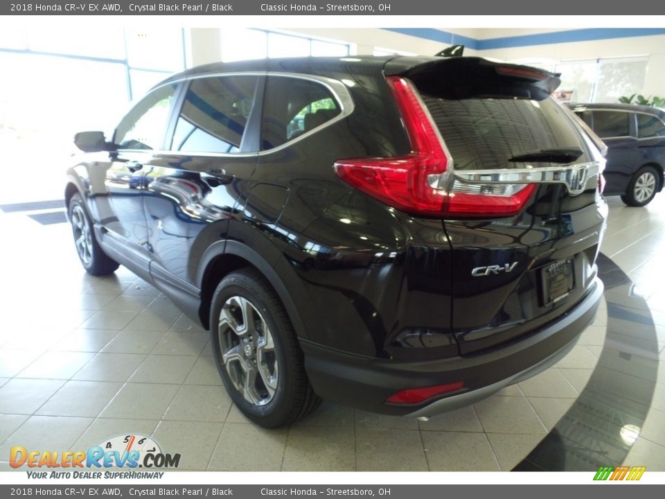 2018 Honda CR-V EX AWD Crystal Black Pearl / Black Photo #2