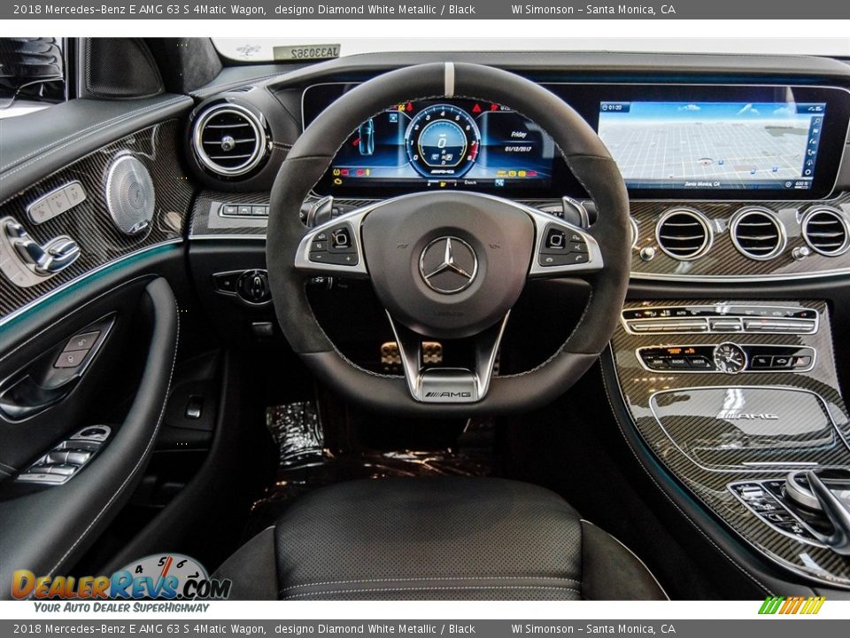 Dashboard of 2018 Mercedes-Benz E AMG 63 S 4Matic Wagon Photo #4